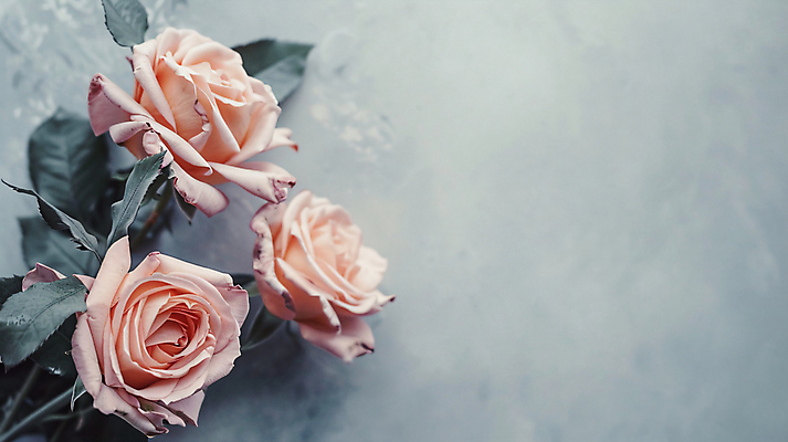 JPG 편집이미지 잎 건조 사람없음 장미 회색 고급 드라이플라워 편집실사 AI포토 AI콘텐츠 식물 꽃 컬러 컨셉 CG 파일형식