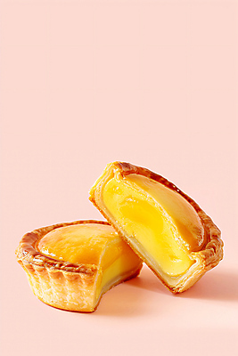 JPG 편집이미지 음식 분홍색 단면 사람없음 에그타르트 편집실사 AI포토 AI콘텐츠 컬러 CG 타르트 파일형식