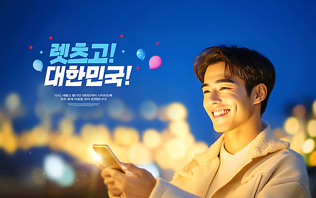 PSD 편집이미지 남자 얼굴 새해 한국 한명 웃음 들기 상반신 성인 파란색 스마트폰 희망 보케 풍선 의료성형뷰티 성인남자한명만 을사년 이미지편집 1 감정 아시아 컬러 모션 표정 사람 신체부위 핸드폰 스마트기기 남자한명만 성인남자만 파일형식 2025년