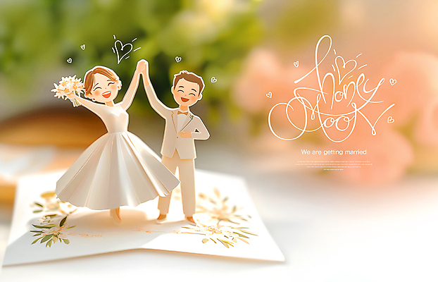 전신 PSD 편집이미지 여자 남자 꽃 행복 신부 웨딩드레스 신랑 결혼 결혼식 사랑 턱시도 성인 두명 풀 페이퍼아트 청첩장 신혼 성인만 이미지편집 식물 드레스 감정 카드_감사 사람 정장 이벤트 파일형식