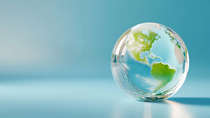 JPG 편집이미지 지구 하늘색 그림자 사람없음 모형 깨끗함 원형 디지털합성 유리구슬 편집실사 AI컴퓨터그래픽 AI콘텐츠 도형 컨셉 유리 파란색 구슬 CG 파일형식