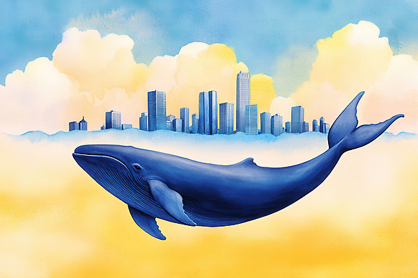 PSD 구름 편집이미지 섬 하늘 수채화 풍경 사람없음 건물 파란색 노란색 도시 고래 이미지편집 자연요소 건축물 컬러 포유류 수중동물 파일형식