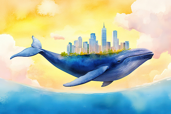 PSD 구름 편집이미지 섬 하늘 수채화 풍경 사람없음 건물 파란색 노란색 도시 고래 이미지편집 자연요소 건축물 컬러 포유류 수중동물 파일형식