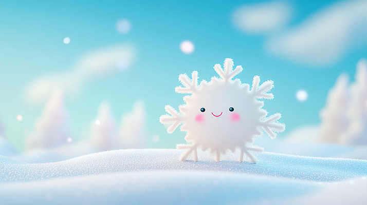 JPG 나무 구름 편집이미지 하늘색 겨울 하늘 눈꽃 미소 사람없음 설원 질감 편집실사 AI컴퓨터그래픽 AI콘텐츠 자연요소 식물 계절 눈_날씨 표정 파란색 CG 파일형식