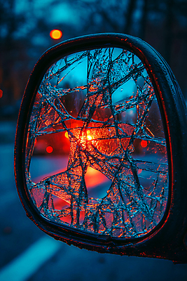 JPG 편집이미지 창문 자동차 유리 사람없음 햇빛 일몰 교통사고 사건 보케 깨짐 차사고 편집실사 AI포토 AI콘텐츠 육상교통 컨셉 재질 태양 노을 CG 파일형식