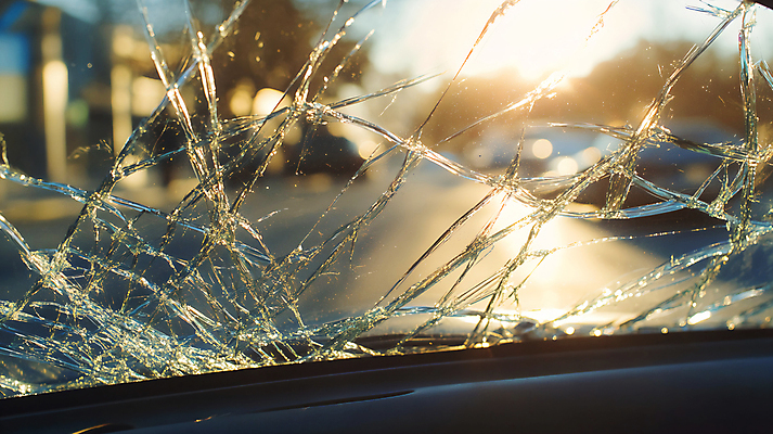 JPG 편집이미지 창문 자동차 유리 사람없음 햇빛 일몰 교통사고 사건 보케 깨짐 차사고 편집실사 AI포토 AI콘텐츠 육상교통 컨셉 재질 태양 노을 CG 파일형식