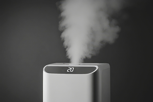 JPG 편집이미지 실내 사람없음 건강관리 회색 수증기 가습기 습도 편집실사 AI포토 AI콘텐츠 컬러 건강 관리 내부 CG 파일형식