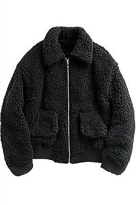 JPG 편집이미지 패션 겨울 사람없음 검은색 추위 디지털합성 겨울옷 아우터 털옷 편집실사 AI포토 AI콘텐츠 옷 계절 컬러 CG 파일형식