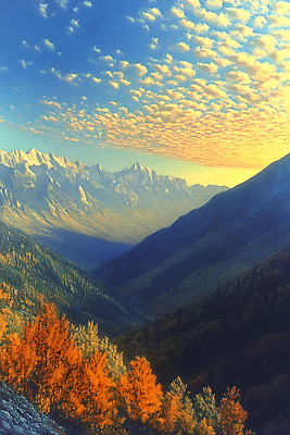 JPG 나무 설경 일러스트 자연 하늘 사람없음 빛 노을 일몰 숲 설산 국내일러스트 AI일러스트 AI콘텐츠 자연요소 식물 겨울 산 풍경 생태계 파일형식