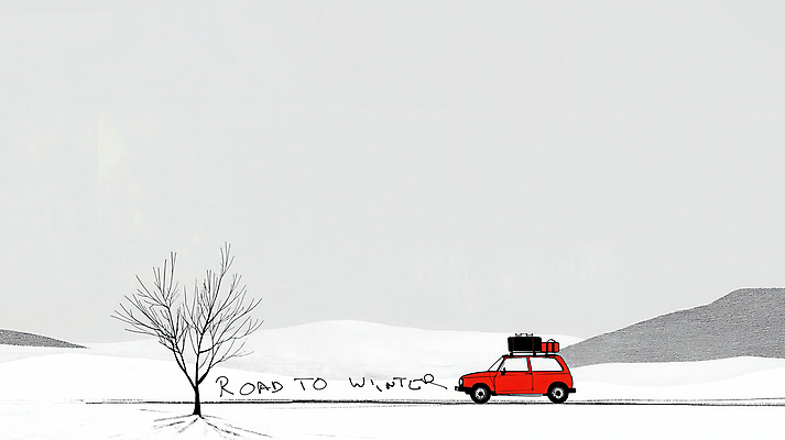 JPG 나무 일러스트 자동차 휴가 사람없음 고요 회색 드라이브 눈 빈티지 겨울여행 카피스페이스 국내일러스트 AI일러스트 AI콘텐츠 자연요소 식물 육상교통 컬러 여행 컨셉 겨울 날씨 공백 운전 파일형식