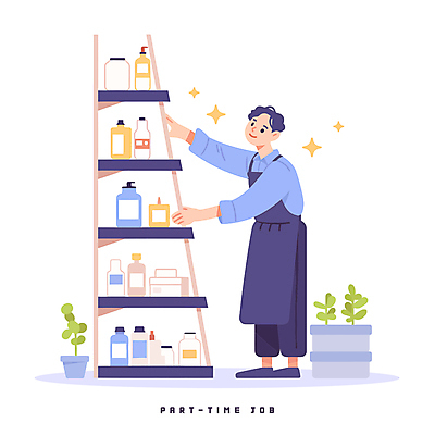 전신 식물 남자 화분 일러스트 한명 미소 성인 반짝임 상점 앞치마 잡기 병 상품 정리 아르바이트 매대 성인남자한명만 국내일러스트 AI파일 1 식기 모션 표정 사람 남자한명만 성인남자만 파일형식 벡터