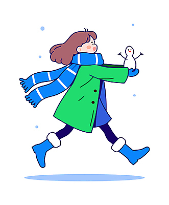 전신 여자 패션 겨울 일러스트 청소년 눈사람 따뜻함 한명 웃음 들기 연두색 파란색 달리기 목도리 코트 눈 외출 손뻗기 십대여자한명만 일러캐릭터 AI파일 자연요소 캐릭터 1 잡화 계절 컬러 모션 날씨 표정 사람 초록색 외투 여자한명만 십대여자만 파일형식 벡터