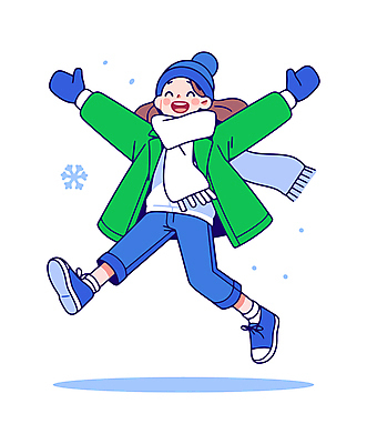 전신 여자 패션 장갑 겨울 일러스트 눈꽃 털모자 따뜻함 한명 웃음 성인 연두색 파란색 점프 목도리 외투 만세 외출 성인여자한명만 일러캐릭터 AI파일 캐릭터 모자_잡화 1 잡화 계절 컬러 상의 모션 눈_날씨 표정 사람 초록색 여자한명만 성인여자만 파일형식 벡터