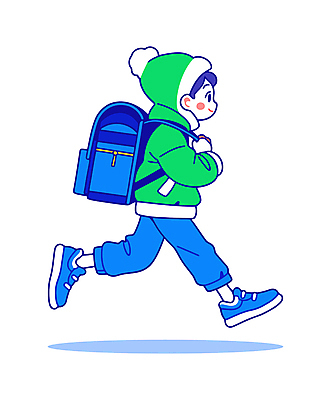 전신 패션 남자 어린이 겨울 가방 일러스트 따뜻함 한명 웃음 소년 연두색 파란색 달리기 잡기 외출 패딩 소년한명만 일러캐릭터 AI파일 캐릭터 1 잡화 계절 컬러 모션 표정 사람 초록색 점퍼 남자한명만 소년만 파일형식 벡터