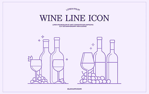 음료 잎 와인잔 라인일러스트 일러스트 포도 사람없음 반짝임 파티 와인 우아함 라인아트 와인병 연보라색 연말 미니멀 국내일러스트 AI파일 식물 선 컨셉 술잔 과일 모션 병_용기 주류 이벤트 보라색 파일형식 벡터