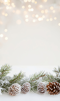 JPG 편집이미지 배너 겨울 사람없음 눈 서리 보케 솔방울 솔잎 카피스페이스 편집실사 AI포토 AI콘텐츠 자연요소 계절 잎 날씨 공백 CG 파일형식