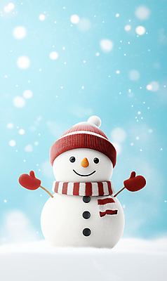 JPG 편집이미지 장갑 설경 눈사람 털모자 미소 사람없음 목도리 눈 보케 쌓인눈 눈내림 편집실사 AI컴퓨터그래픽 AI콘텐츠 자연요소 모자_잡화 잡화 겨울 날씨 눈_날씨 표정 풍경 CG 파일형식