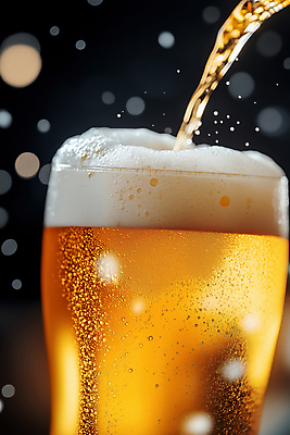 JPG 편집이미지 근접촬영 사람없음 파티 검은색 축제 거품 금색 붓기 보케 맥주잔 편집소스 편집실사 AI포토 AI콘텐츠 뷰포인트 컬러 술잔 모션 이벤트 CG 파일형식