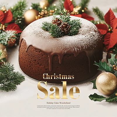 PSD 편집이미지 크리스마스장식 크리스마스 겨울 이벤트 사람없음 세일 디지털합성 솔방울 솔잎 초코케이크 포인세티아 슈가파우더 홀리데이 오너먼트 편집소스 이미지편집 계절 기념일 꽃 잎 휴가 케이크 파일형식