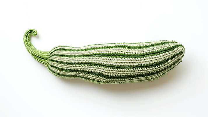 JPG 편집이미지 채소 사람없음 귀여움 뜨개질 디지털합성 니트 수공예 주키니 편집소스 편집실사 AI포토 AI콘텐츠 컨셉 상의 취미 공예 CG 파일형식