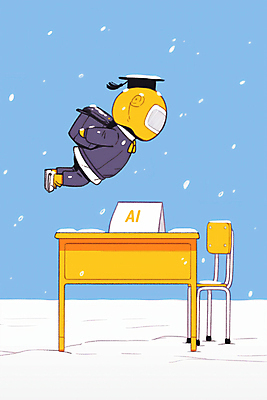 JPG 의자 가방 일러스트 학사모 기술 사람없음 노란색 점프 비행 눈 로봇 책상 즐거움 쌓인눈 장학생 눈내림 AI_인공지능 국내일러스트 AI일러스트 AI콘텐츠 자연요소 모자_잡화 학생 잡화 감정 컬러 가구 졸업 모션 날씨 눈_날씨 파일형식