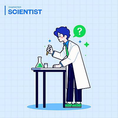 전신 남자 인물캐릭터 과학 말풍선 일러스트 실험 허리숙이기 그림자 한명 미소 들기 성인 연두색 파란색 반짝임 물음표 실험복 과학자 책상 삼각플라스크 성인남자한명만 일러캐릭터 AI파일 직업 캐릭터 1 기호 컬러 가구 모션 표정 숙이기 사람 초록색 가운 플라스크 학자 남자한명만 성인남자만 파일형식 벡터