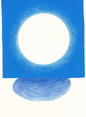 JPG 일러스트 밤하늘 하늘 색연필 사람없음 파란색 고요 보름달 국내일러스트 AI일러스트 AI콘텐츠 컬러 학용품 달 야간 파일형식