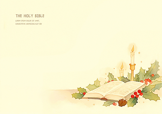 PSD 별 기독교 크리스마스 겨울 일러스트 초 사람없음 빛 성경 천주교 솔방울 베이지색 호랑가시나무열매 카피스페이스 국내일러스트 자연요소 계절 기념일 열매 종교 컬러 종교용품 공백 파일형식