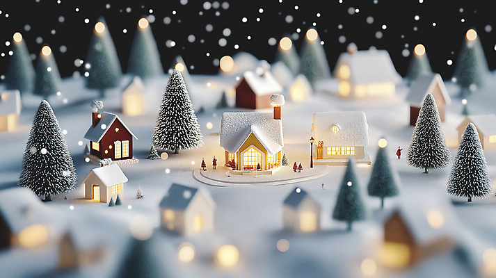 JPG 편집이미지 설경 야경 가로등 주택 사람없음 빛 강 반사 마을 고요 미니어처 눈 소나무 보케 쌓인눈 눈내림 눈덮임 편집실사 AI포토 AI콘텐츠 자연요소 나무 공공시설 컨셉 겨울 날씨 눈_날씨 풍경 건물 모형 야간 CG 파일형식 풍경_경치