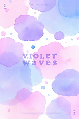 PSD 디자인 분홍색 백그라운드 일러스트 추상 수채화 사람없음 보라색 혼합 번짐 국내일러스트 컬러 무늬 파일형식 효과