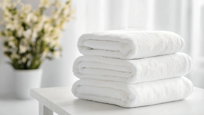 JPG 식물 편집이미지 화분 탁자 사람없음 수건 쌓기 빨래 편집소스 편집실사 AI포토 AI콘텐츠 가구 가사 모션 위생용품 CG 파일형식