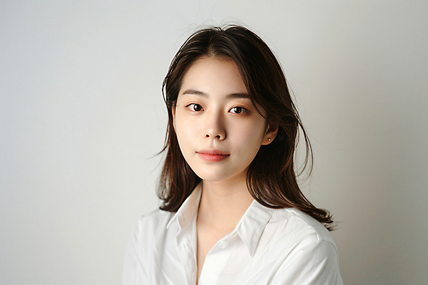 JPG 편집이미지 여자 셔츠 한명 미소 성인 인터뷰 프로필 의료성형뷰티 성인여자한명만 편집실사 AI인물포토 AI콘텐츠 1 상의 표정 사람 CG 여자한명만 성인여자만 파일형식 AI포토