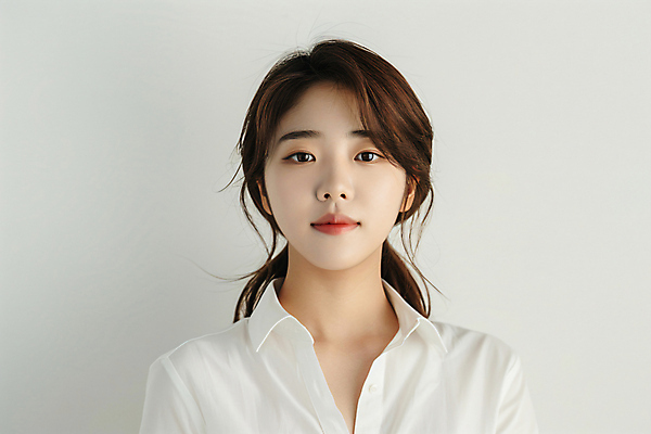 JPG 편집이미지 여자 셔츠 한명 미소 성인 인터뷰 프로필 의료성형뷰티 성인여자한명만 편집실사 AI인물포토 AI콘텐츠 1 상의 표정 사람 CG 여자한명만 성인여자만 파일형식 AI포토