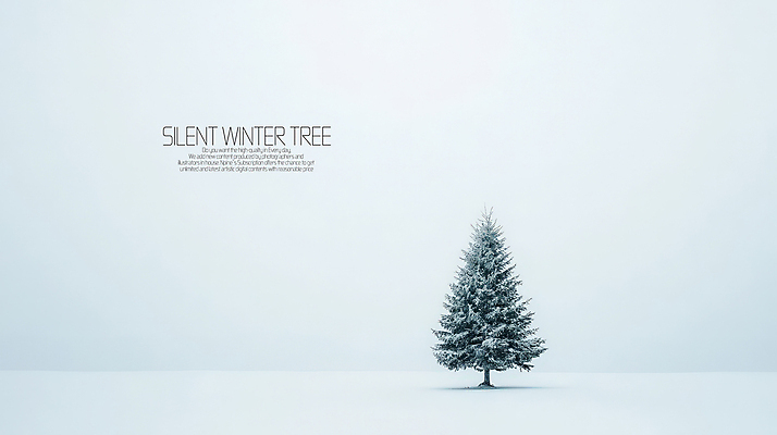 PSD 나무 편집이미지 설경 사람없음 눈 쌓인눈 이미지편집 자연요소 식물 겨울 날씨 풍경 파일형식