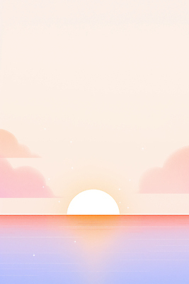 JPG 구름 바다 분홍색 일러스트 자연 하늘 새해 사람없음 평화 일출 감성 국내일러스트 AI일러스트 AI콘텐츠 자연요소 컬러 컨셉 노을 생태계 파일형식