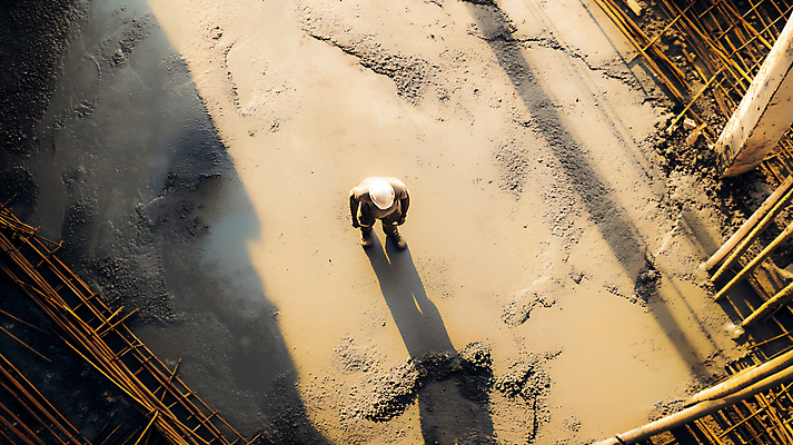 JPG 편집이미지 남자 건축 공사 그림자 한명 서기 성인 빛 건설현장 작업 구조물 안전모 철근 진흙 성인남자한명만 편집실사 AI인물포토 AI콘텐츠 1 모션 건설업 사람 헬멧 안전장비 CG 남자한명만 성인남자만 파일형식 AI포토