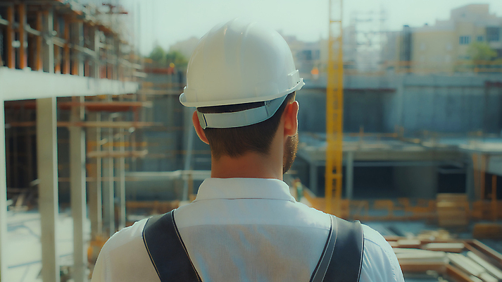 JPG 편집이미지 남자 건축 공사 한명 성인 건설현장 작업 구조물 안전모 철근 성인남자한명만 편집실사 AI인물포토 AI콘텐츠 1 건설업 사람 헬멧 안전장비 CG 남자한명만 성인남자만 파일형식 AI포토