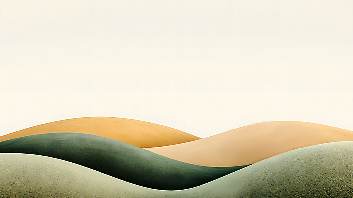 JPG 백그라운드 곡선 일러스트 추상 사람없음 초록색 언덕 국내일러스트 AI일러스트 AI콘텐츠 선 컬러 무늬 파일형식