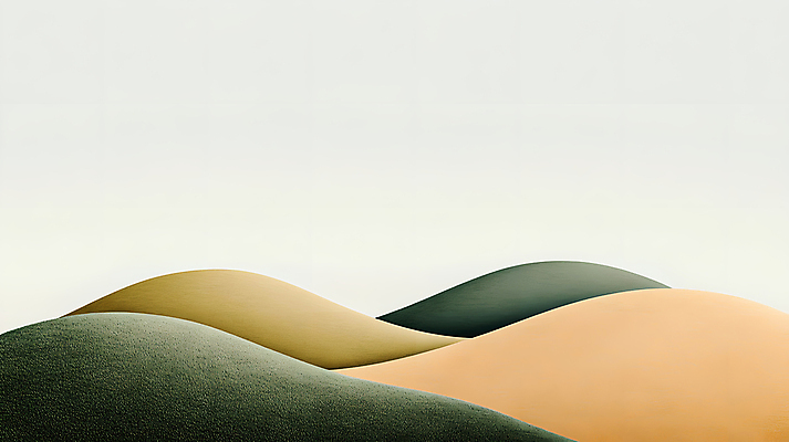 JPG 백그라운드 곡선 일러스트 추상 사람없음 초록색 언덕 국내일러스트 AI일러스트 AI콘텐츠 선 컬러 무늬 파일형식