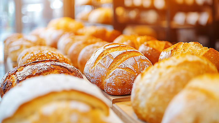 JPG 편집이미지 빵 근접촬영 사람없음 빛 빵집 편집실사 AI포토 AI콘텐츠 음식 뷰포인트 상점 CG 파일형식