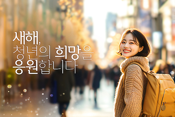 PSD 편집이미지 여자 가방 응원 새해 거리 한명 미소 성인 희망 보케 의료성형뷰티 성인여자한명만 2025년 을사년 이미지편집 편집실사 1 잡화 감정 표정 사람 연도 CG 여자한명만 성인여자만 파일형식