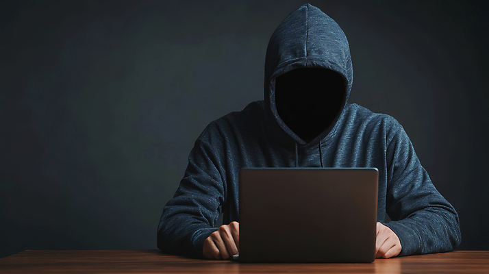 JPG 편집이미지 한명 상반신 성인 노트북 후드티셔츠 보이스피싱 성인한명만 편집실사 AI인물포토 AI콘텐츠 1 티셔츠 사람 전자제품 CG 피싱 성인만 파일형식 AI포토