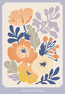 꽃 잎 꽃무늬 일러스트 프레임 사람없음 엽서 연보라색 판화 국내일러스트 AI파일 카드프레임 식물 무늬 미술 보라색 편지 파일형식 벡터