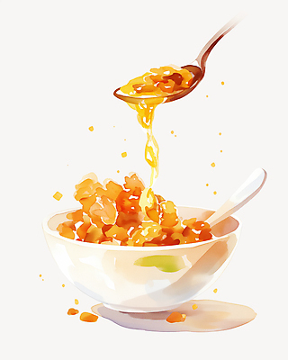 JPG 그릇 일러스트 수채화 그림자 사람없음 숟가락 시리얼 번짐 국내일러스트 AI일러스트 AI콘텐츠 식기 음식 수저 파일형식 효과