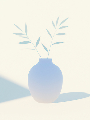 JPG 전통 예술 잎 일러스트 조명 그림자 사람없음 빛 도자기 도자기공예 국내일러스트 AI일러스트 AI콘텐츠 식물 공예 파일형식