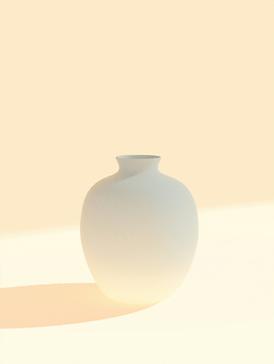 JPG 전통 예술 일러스트 조명 그림자 사람없음 빛 도자기 도자기공예 베이지색 국내일러스트 AI일러스트 AI콘텐츠 컬러 공예 파일형식