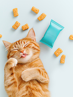 JPG 편집이미지 한마리 음식 사람없음 귀여움 메롱 목업 반려묘 애묘간식 편집실사 AI포토 AI콘텐츠 1 컨셉 모션 반려동물 고양이 CG 파일형식