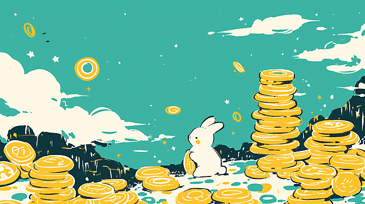 JPG 구름 한마리 행복 일러스트 밤하늘 사랑 사람없음 귀여움 동전 희망 꿈 토끼 행운 부 포근함 청록색 감성 국내일러스트 AI일러스트 AI콘텐츠 자연요소 1 감정 컬러 컨셉 돈 포유류 하늘 반려동물 감각 재산 야간 파일형식