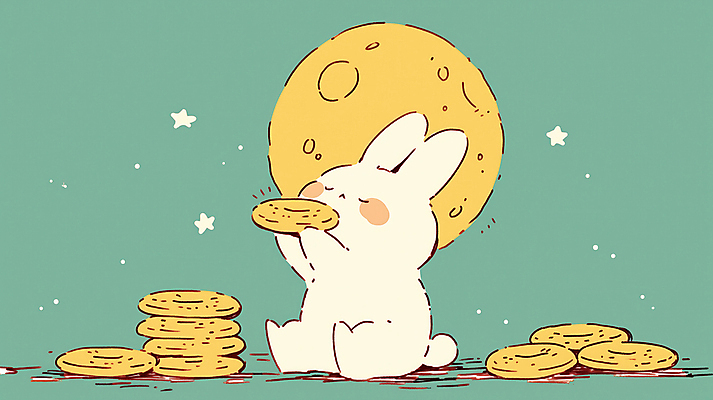 JPG 한마리 행복 일러스트 밤하늘 사랑 사람없음 평화 귀여움 동전 희망 꿈 달 토끼 행운 부 포근함 청록색 국내일러스트 AI일러스트 AI콘텐츠 자연요소 1 감정 컬러 컨셉 돈 포유류 하늘 반려동물 감각 재산 야간 파일형식