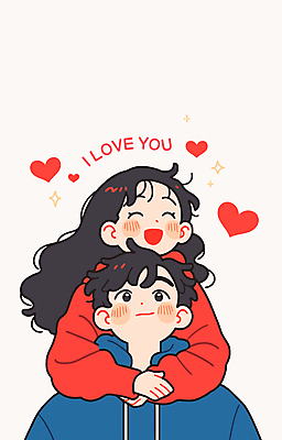 커플 여자 남자 행복 일러스트 사랑 미소 웃음 상반신 성인 두명 하트 업기 성인만 국내일러스트 AI파일 모양 감정 관계 모션 표정 사람 파일형식 벡터